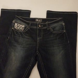 Soundgirl Embellished/Sequined Jeans